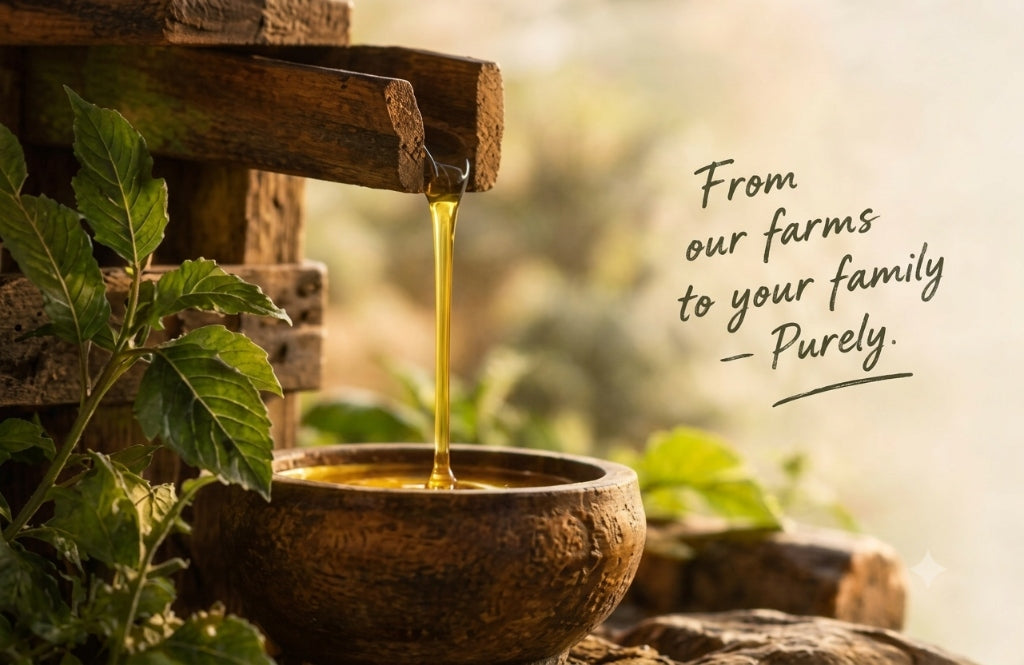 Purathana Traditional Cold Press Pouring - From our farms to your family